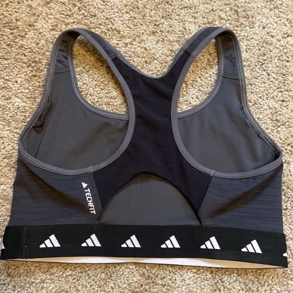 Adidas Power-react Training Medium Support Techfit Bra - Picture 6 of 8